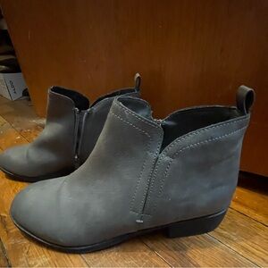 Gray Ankle Boots